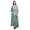 Aquamarine Green, variant on Bimba Floral Womens Long Beach Kaftan Beachwear Bikini Coverup Maxi Dress-4X-5X