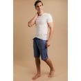 thumbnail image 2 of Men's Cottonique M17721 Latex Free Organic Cotton V-Neck T-Shirt (Natural XL), 2 of 5
