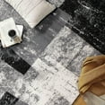 thumbnail image 2 of Contemporary Abstract Boxes Gray 5'x7' Area Rug, 2 of 11