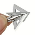 thumbnail image 3 of 12pcs Heavy-Duty Hunting Arrowheads - Sharp Shooting Star Cross design, for Archery, Crossbow, Airsoft - Compatible with All Bows - Durable Metal Construction for Professional & Beginner Hunters, 3 of 6
