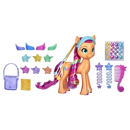 UPC: 5010993837045 | My Little Pony: A New Generation Rainbow Reveal Sunny Starscout 6-inch Orange Pony Toy
