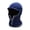 Navy, variant on ZOELNIC Men Winter Knitted Hat With Zipper Fur Lined Warm Face Ear Neck Warmer Cap for Outdoor Cycling Black