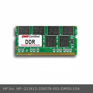 DMS Data Memory Systems Replacement for HP Inc 336578-001 Business Notebook nx9020 512MB DMS Certified Memory 200 Pin DDR PC2700 333MHz 64x64 CL 2.5 SODIMM DMS 