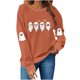 thumbnail image 1 of Ailaofu Halloween Cute Sweatshirt For Women Long Sleeve Pullover Graphic Basic Tops Casual Fall Fashion Sweatshirts, 1 of 7