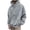 Gray, variant on Men's Hooded Sweatshirts Thin Fleece Hoodies Sweatshirt Graphic Pullover Tops Fall Long Sleeve Shirts Athletic Workout With Drawstring Khaki,M