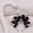 thumbnail image 3 of Disfraz Cosplay de gatito gato Disfraz de Gato, Conjunto de Disfraces, de Animal con Lazo, , , + negro Blanco + negro Magideal Disfraz Cosplay de gatito gato, 3 of 7