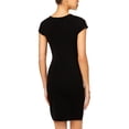 thumbnail image 2 of YOUNIQUE Womens Black Short Sleeve V Neck Mini Cocktail Tulip Dress XXS, 2 of 2