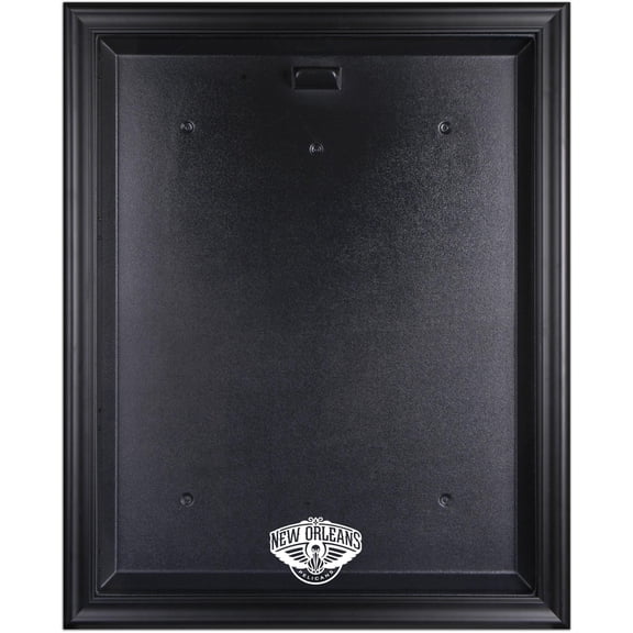 New Orleans Pelicans Black Framed Logo Jersey Display Case