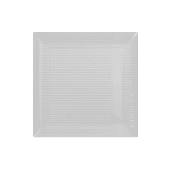 Zen 9" Clear Square Plastic Luncheon Plates *Case of 120*