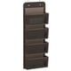 thumbnail image 2 of Over Puerta Colgante Bolsa de almacenamiento 6 Bolsa Dormitorio Sala de estar Kids Nursery Zapato Malla Pocket Holder Gabinetes Organizador de interiores Café Yuarrent HA028557-02, 2 of 7