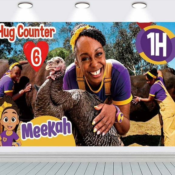 Meekah school Taspestry Wall Decor Background Backdrop Party Supplies Banner Poster Decor Decorations