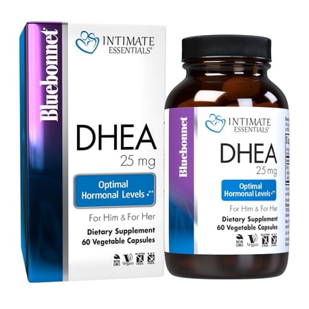 Bluebonnet Intimate Essentials DHEA 25mg Fertility & Hormone Levels* Men & Women 60 Days