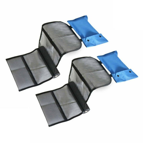 2pcs Swimming Pool Safety Net Prevents Wildlife Drowning Animal Escape Ramps With Heavy Duty Waterproof Oxford Fabric