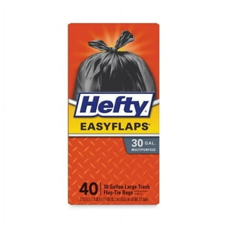  Hefty E20119 Small Trash/Garbage Bags (All Purpose, Flap Tie), 4  Gallon : Health & Household