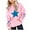 Pink, variant on KAUOD Oversized Star Graphic Hoodies for Teen Girls Cute Cotton Fleece Pullover Hoodie with Pockets Kids Warm Sweatshirts