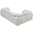 thumbnail image 2 of Meridian Furniture Plush Contemporary Velvet Modular Sectional in Cream, 2 of 7