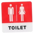thumbnail image 5 of SEWCHICS Toilet WC Sign Restroom Sign Acrylic Men and Women 1Pcs, 5 of 8