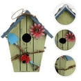 thumbnail image 3 of Blue Bird Cage with Comfortable Material and Creative Design for Decoration Synhetic Small Size, 3 of 6