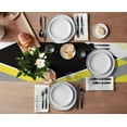Abstract Yellow Geometric Wedding Decor Table Runners Coffee Table