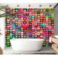 thumbnail image 3 of Tiptophomedecor Abstract Wallpaper Wall Mural - Colourful Boxes, 3 of 7