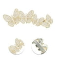 thumbnail image 3 of Unique Bargains 1 Pc Butterfly Pearl French Barrette Hair Clips Hairdo Clip for Home Beige, 3 of 5