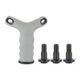 thumbnail image 1 of Mango de agarre para mancuernas que convierte mancuernas en equipo de culturismo para hombres y mujeres, equipo de entrenamiento de gimnasio con placa Gris, 1 of 8
