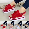 thumbnail image 4 of Women Chunky Platform Sandals Excellent Durability For Women  37 Black, 4 of 4