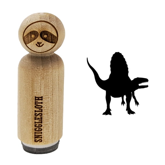 Spinosaurus Dinosaur Solid Rubber Stamp for Scrapbooking Crafting Stamping - Mini 1/2 Inch