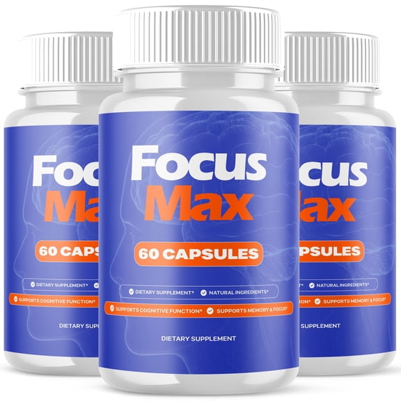 Focus Max Advanced Formula Brain Support Pills Maximum Strength Supplement FocusMax 180 Capsules