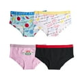 thumbnail image 2 of Friends Girls Stretch Hipster Briefs Underwear, 4-Pack Sizes 6-10, 2 of 6