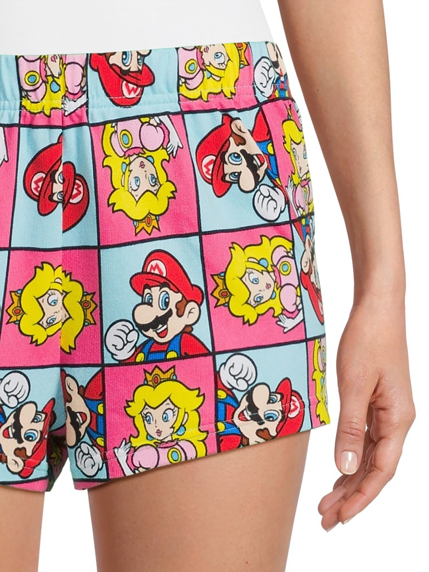 Nintendo Super Mario Women's and Women's Plus Sleep Shorts, 2-Pack, Sizes XS-3X - image 5 of 6