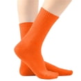 thumbnail image 4 of Fancifize Ribbed Socks for Teen Boys Girls Kids Basic Soft Casual Stretch Solid Color Mid Socks, 4 of 5