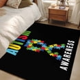 3'x5' Area Rugs, Cartoon Autism Indoor Outdoor Area Rug for Living Room ...