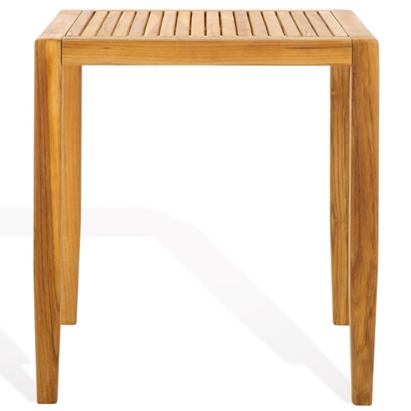Safvieh Couture Samoa Teak Coastal Patio End Table, Natural