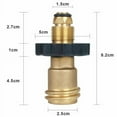 thumbnail image 2 of Universal Fit Propane Tank Adapter Pol To Qcc1 Wrench To Hand Tighten Fast Usa, 2 of 8