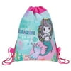 Mermaid Non-woven Bag Backpack Kids Travel School Decor Drawstring Gift Bags