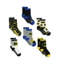 thumbnail image 6 of Batman Boy's 6 pack Athletic Crew Socks (Baby/Toddler) BM7776B, 6 of 6