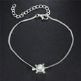 thumbnail image 5 of Ruanlalo Bohemian Turtle Anklet Women Ankle Bracelet Summer Beach Foot Jewelry Party Gift Silver, 5 of 6