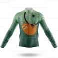 thumbnail image 2 of Chaqueta de ciclismo de manga larga para hombre con diseño de perezoso, ropa de ciclismo de montaña para primavera y otoño, uniforme de bicicleta, camiseta de carreras de bicicleta de carretera transp, 2 of 5
