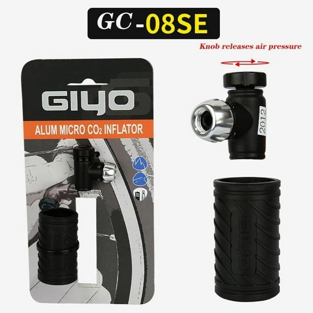 GIYO CO2 Inflator AV/FV Bicycle Pumps Aluminum Tire Tube Pump No CO2