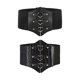 thumbnail image 5 of Corset PU Leather Cummerbunds Strap Belts for Women Banquet Elastic Tight High Waist Slimming Body Shaping Girdle, 5 of 5