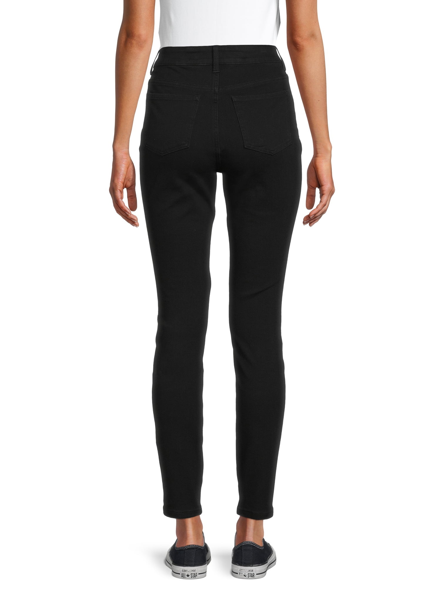 Time and Tru Women's High Rise Skinny Jeans