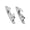 Style1, variant on 316 Stainless Steel Marine Boat Deck Rope Guide Hardware with Countersunk Mounting Base Polished Skene Chocks Pair for Deck