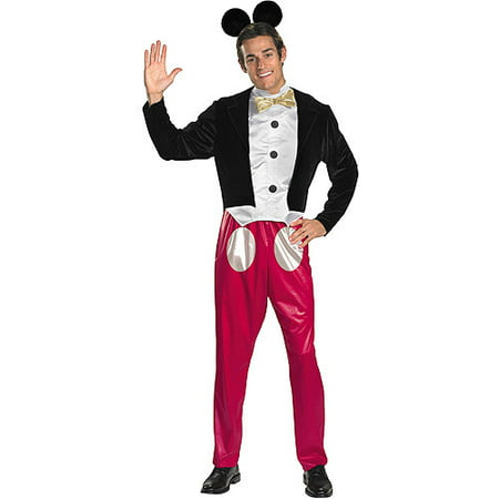 Mickey Mouse Adult Halloween Costume, Size: Men's - One Size