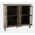 thumbnail image 3 of Jofran Rustic Shores 48" Coastal Distressed Acacia Four-Door Accent Cabinet, 3 of 9