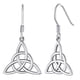 thumbnail image 1 of Pendientes de gota de plata esterlina Silvora Vintage Triquetra nudo celta, 1 of 7