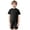 Black, variant on Special Needs Adaptive Clothing for Kids Girls Boys Anti-Strip Short Sleeve Jumpsuit Solid Color Romper Pink 4