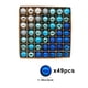 thumbnail image 3 of Xihbxyly Adornos para Árbol de Navidad, Bolas de Plástico Azul Galvanizado, Juego de 49 Piezas, Decoración Festiva Brillante, Accesorios para Colgar, Uso Interior y Exterior, 3 Cm de Diámetro, Decora, 3 of 6