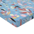 thumbnail image 2 of Ambesonne Colorful Fitted Sheet, Autumn Leaves Garden, Queen Size, Multicolor, 2 of 3