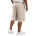thumbnail image 3 of Fabrcox S-5XL Mens Bermuda Shorts Big and Tall Men's Basketball Shorts Drawstring Breathable Hiking Fishing Fitness Athletic Shorts for Men with Pockets Khaki 5XL, 3 of 6